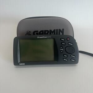 Garmin StreetPilot GPS Unit Black & White - Tested & Works!